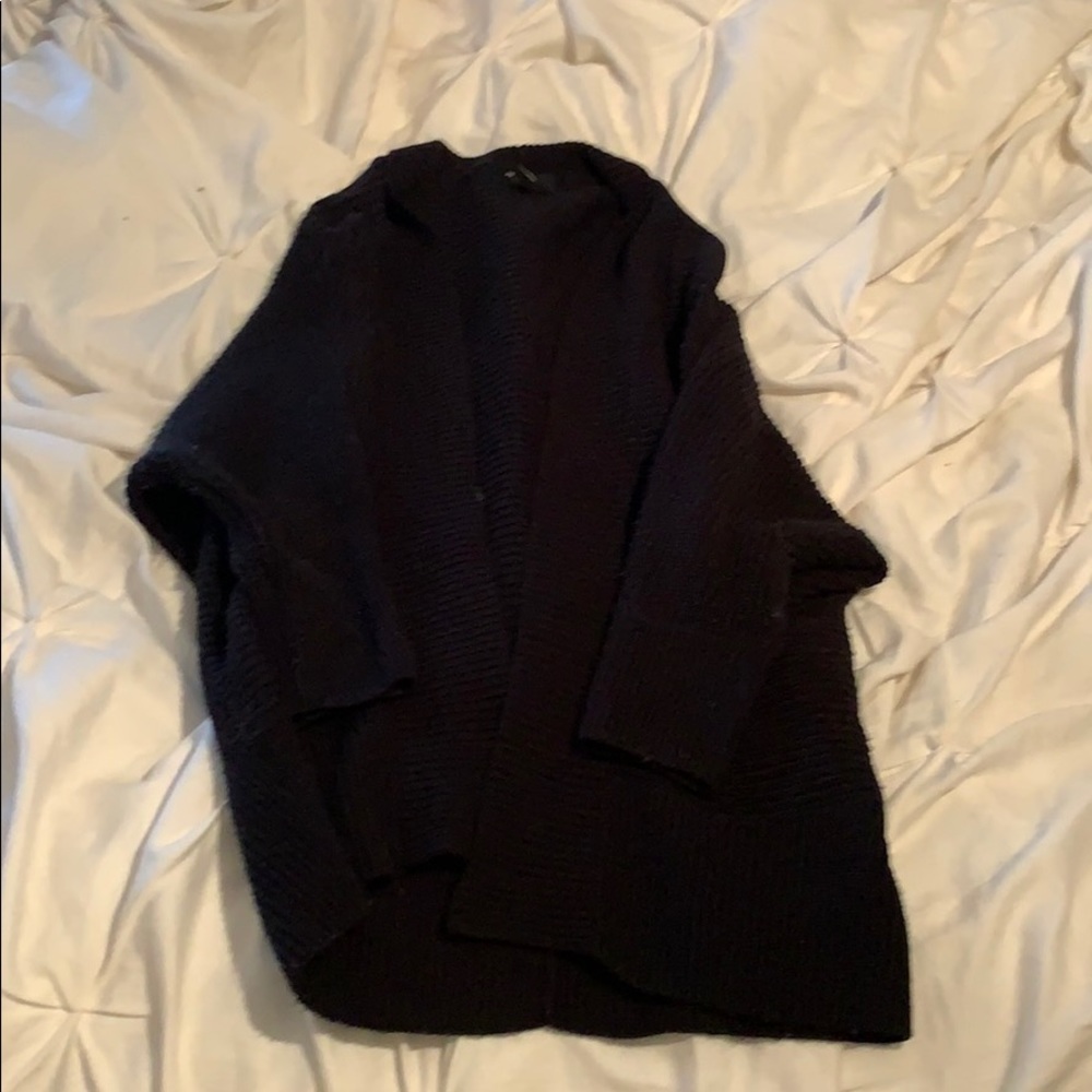 Forever 21 knitted black cardigan
